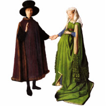 Sculpture en portrait de mariage de Jan van Eyck A Découpages En Acrylique