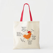 Se démêler les mystères du poulet sac en toile