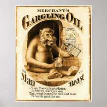 ~ se gargarisant 1873. de l'huile du négociant posters