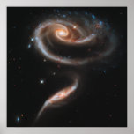 Se sont levées les galaxies en spirale affiches