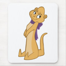 Séance de fille de loutre tapis de souris
