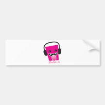 Secouez-le le kawaii DJ Autocollants Pour Voiture