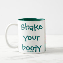 Secouez votre fond mignon de butin mugs
