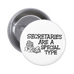 Secrétaires Are un bouton de type particulier Badge