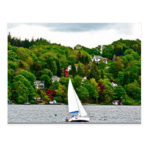 Secteur de lac carte postale