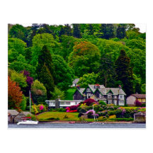 Secteur de lac carte postale