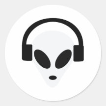 secteur étranger 51 d'écouteur du DJ Adhésifs