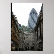 Secteur financier de Londres Poster