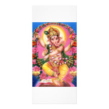 Seigneur Ganesha de danse Cartes Doubles