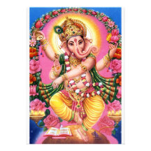 Seigneur Ganesha de danse Invitations Personnalisées