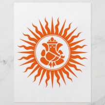 Seigneur Ganesha Sign Prospectus En Couleur