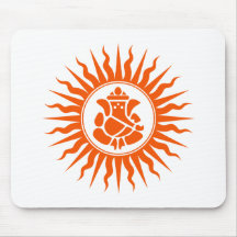 Seigneur Ganesha Sign Tapis De Souris