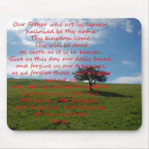 Seigneurs Prayer de tapis de souris