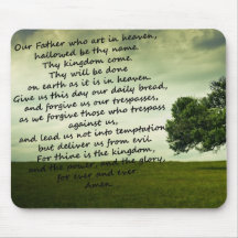 Seigneurs Prayer Mousemat Tapis De Souris
