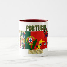 Selecção Portuguesa - 32 Paises Futebol Arte Tasse À Café