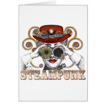 sembler l'art steampunked de collage de steampunk cartes