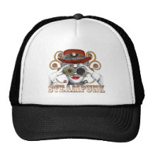 sembler l'art steampunked de collage de steampunk casquettes