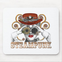 sembler l'art steampunked de collage de steampunk tapis de souris