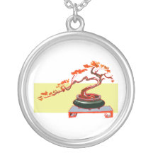 Semi image de graphique couleur d'automne de bonsa colliers