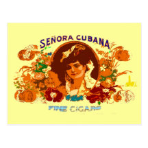 SENORA CUBANA CARTE POSTALE
