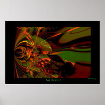 Sensation d'art abstrait de Digitals d'affiche le 