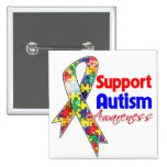 Sensibilisation sur l'autisme de soutien badges