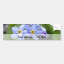 Sensible oubliez-moi pas des fleurs autocollants pour voiture