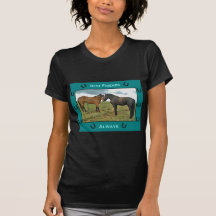 Sentiment de meilleurs amis avec des chevaux t-shirts