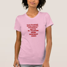 Sentimental secret d'admirateur de Valentine de sa T-shirts