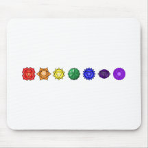 Sept Chakras horizontal Tapis De Souris