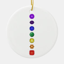 Sept chakras verticaux décoration de noël