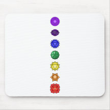 Sept chakras verticaux tapis de souris