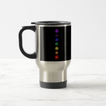 Sept chakras verticaux tasse