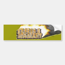 SERGENT DE GRIL ! Fête des pères ! Autocollant Pour Voiture