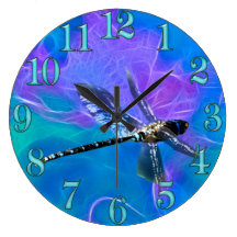 Série de cadeau d'Insecte-amants de mouche de demo Horloges Murales