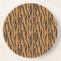 série de poster de animal - tigres dessous de verres