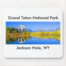 Série grande 1 de parc national de Teton Tapis De Souris