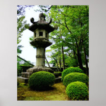 Série japonaise de jardin affiches