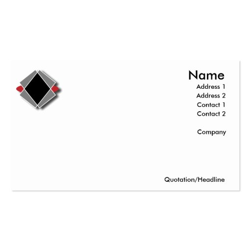 Série simple de logos - cartes de visite modèles de cartes de visite