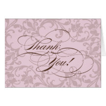 Sérieusement rose de Scripty et cartes de Merci de