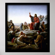 Sermon sur le bâti biblique poster