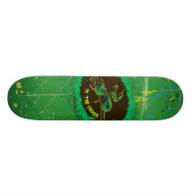 Serpent dans l'herbe plateaux de skateboards