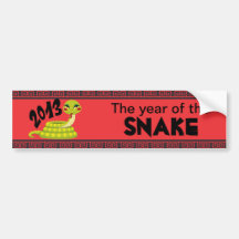 Serpent de nouvelle année adhésifs pour voiture
