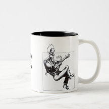 Serpent outre de l'avion mug