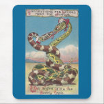 Serpents dans le noeud d'un amant tapis de souris