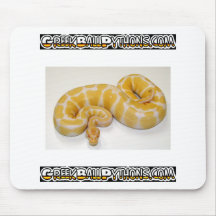 Serpents de python de boule tapis de souris
