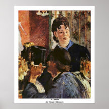 Serveuse par Manet Edouard Affiche