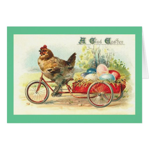 Service de distribution d'oeuf de pâques carte