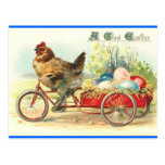 Service de distribution d'oeuf de pâques carte postale