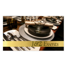 Service de restauration, nourriture, planificateur cartes de visite professionnelles